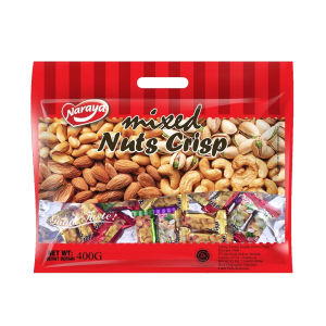Naraya Mixed Nuts Crisp 400 Gram Halal | Tingting Kacang Permen Kacang Panggang Naraya Enting Gepuk