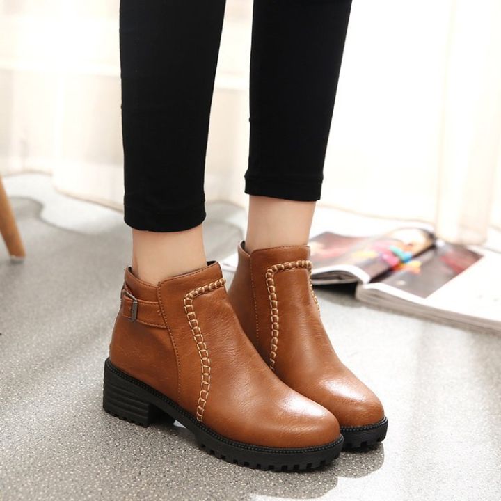 Low heel boots for women best sale