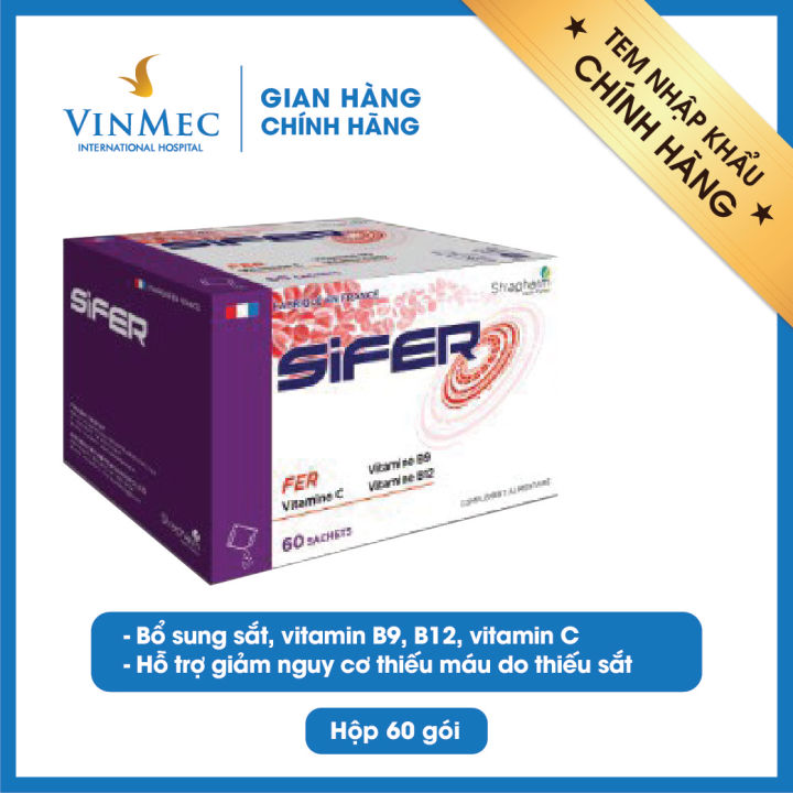 [Tem chính ngạch] Thực phẩm bảo vệ sức khỏe bổ sung sắt, giảm nguy cơ ...