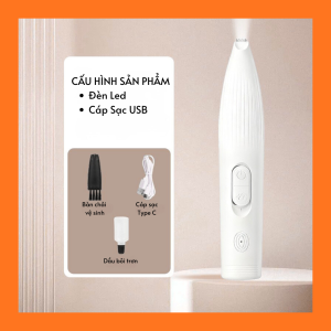 Tông Đơ Cạo Lông Chó Mèo Có Đèn Led Sạc Nhanh Type C Máy Cạo Lông Chó Mèo Có Đèn Led Sạc USB