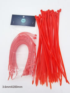 Colored Nylon Cable Ties 4.8x200mm 50pcs
