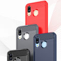LANLIN For Huawei Nova 2i Nova 2 Lite Nova 2 Plus Nova 3i Nova 3e Nova 3 Nova 4e Nova 4 Phone Case High-grade Carbon Fiber Cover Soft TPU For Huawei Nova 2i Case. 