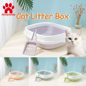 Cat Litter Box With Scoop Kitten Litter Box Cat Toilet Deodorization leakage prevention Litter Box