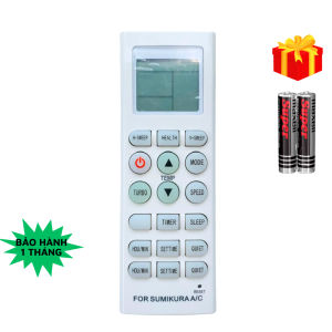 Điều khiển điều hòa SUMIKURA Mã 01 remote máy lạnh SUMIKURA - Tặng kèm pin