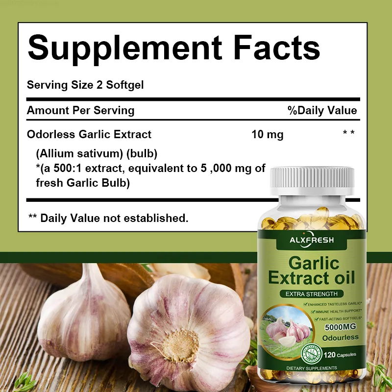 Alxfresh 3 Box Organic Garlic Extract Capsule for Cardiovascular Health  Increase Glutathione Level Cellular Detox Support Immune | Lazada PH
