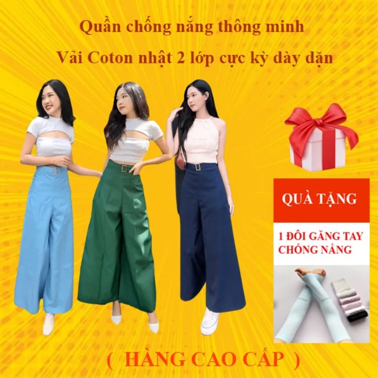 Váy chống nắng dạng quần-Xưởng may váy chống nắng thông minh