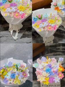 【Freebies】95-100PCS 8mm Colorful Dense Fuzzy Wire Chenille Wires Yarn Pipe Cleaner Twisted Sticks Fluffy Sticks Craft Fuzzy Wires Flowers Bouquet Childrens Handmade DIY Craft Flowers Arts Decorations For Boyfriend and Girlfriend gifts Christmas Gift