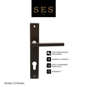 Gagang Pintu - Handle Pintu SES Aluminium 219 Brown