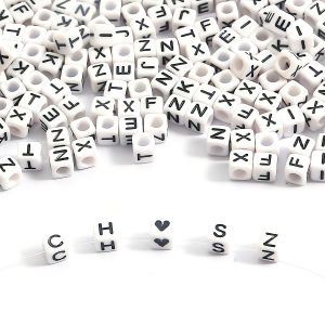 100pcs Acrylic Alphabet Beads for DIY Bracelets & Jewelry Making