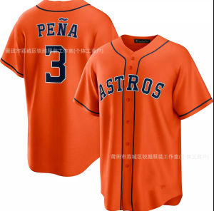Embroidered baseball jersey Astros team jersey mens embroidered fan edition elite version bulk discounts available