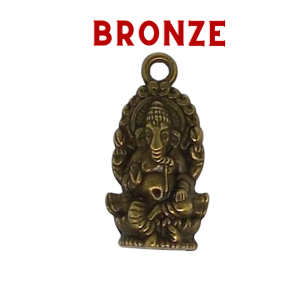 Ganesha Charms Pendants Antiqued Silver DIY Accessories Craft Jewelry Decoration