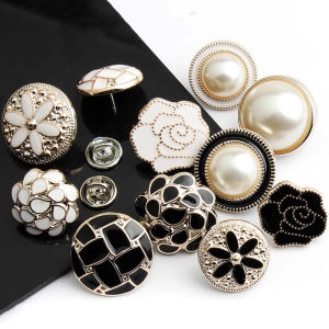 Large Free Sewing Button Coat Sweater Shirt Decoration Accessories Detachable Nail-free Buckle Sets