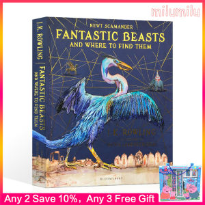 Fantastic Beasts และสถานที่ที่จะพบพวกเขาฉบับภาพประกอบปกแข็งโดย Rowling JK หนังสือภาษาอังกฤษต้นฉบับ