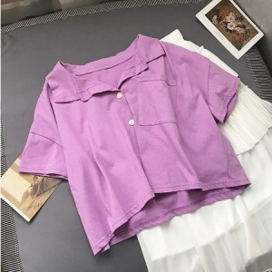 JELINE - YAMA CROP SHIRT KEMEJA WANITA BEST SELLER | CROP TOP KOREAN STYLE | KEMEJA POLOS TERLARIS | KEMEJA WANITA