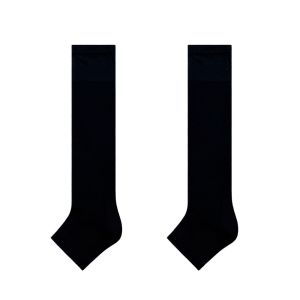 VCH Lolita JK Calf Socks Solid Color Ultra-Thin Knee High Sock Sweet Japanese Style Ice Silk  Long Socks Sweet Girls