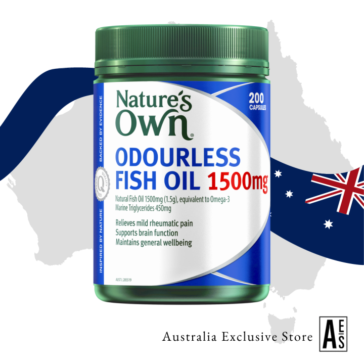 NATURE'S OWN Australia Odourless Fish Oil / Glucosamine Sulfate