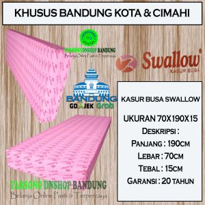 Kasur Busa Swallow Asli No. 6 / Ukuran 70x190x15 / Tarsono Dnshop Bandung