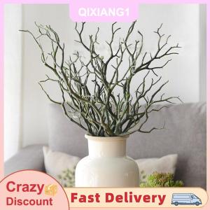 QIXIANG1 Nhân Tạo Cây Dài Chi Nhánh Tự Làm Đảng Màu Đen Trang Trí Nhà Máy Tối Ma Thuật Phong Cách Cây Cho Khách Sạn Cửa Hàng Nhà Hàng Trang Trí Nội Thất