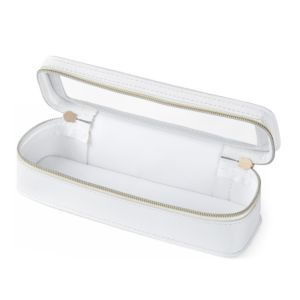 PHANT PU Makeup Brush Box Waterproof Transparent Pencil Case Storage Accessory Portable Cosmetic Bag Travel