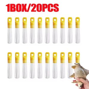 40PCS Transparent Silicone Sliding Float Seat Fishing Float Rest Rotation Elasticity Float Seat Strong Load-bearing