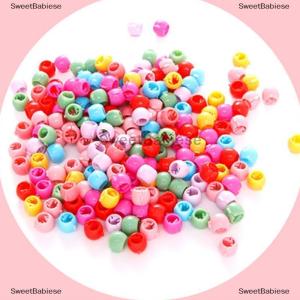 [COD] SweetBabiese Lovely Beads Hairpin For Girls Candy Colors Plastic Mini Hair Clips Barrette