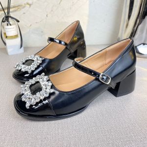 1519 Sepatu Heels Wanita Fashion Import Sepatu Pesta Hak Tahu Kekinian Bisa COD (With Box)
