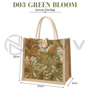 NAVV Canvas Tote Bag | 44 Designs Available | Doorgift Bag for Wedding Birthday Event & Corporate Gifts