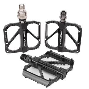 PROMEND Ultralight Road Bike Pedals Anti-slip Aluminum Alloy Footboard Cycling Quick Release Bearings Pedal Bicycle