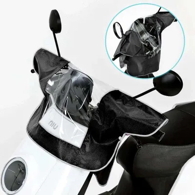 Universal Front Cover Rain Coats Zipper For Motorcycle Scooter Waterproof Sun Shade Protection Thickened And Upgraded Less Prone To Penetration