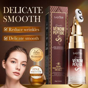 【Super low price】Snake Venom Peptide Caffeine Anti Wrinkle Massage Eye Cream Anti Dark Circles Puffiness Anti-Aging Moisturizing Eyes Skin Care