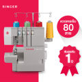 Singer จักรโพ้งกระเป๋าหิ้วรุ่น 14HD854 (ซิงเกอร์) แถมฟรี VDO สอนเบื้องต้น. 