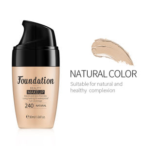Healthy Skin Liquid Makeup Foundation Broad Spectrum SPF 20 Sunscreen Lightweight & Flawless Coverage Foundation with Antioxidant Vitamin E & Feverfew Natural Ivory