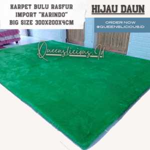 Karpet Bulu Jumbo Size 300x200cm tebal 4cm busa Royal Anti Slip