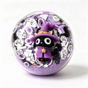 U85IS1 Slow Rebound Squishy Ball Handmade Slow Rising Squeeze Toy Fun Squeeze Soft Squeeze Fidget Toy Halloween Party