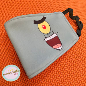 SPONGEBOB WASHABLE CLOTH MASK MASK WITH POCKET FILTER FOR  ADULTS AND KIDS WITH EAR LOOP ADJUSTER