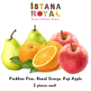 FRESH FRUITY TRIO DELIGHT - PACK OF 6 - ISTANA ROYAL FRUITS