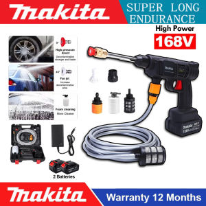 【COD】Makita Portable Cordless Pressure Washer Car Wash Machine 2  Lithium Battery Power Spray Water Gun Wireless 168V Portable High Pressure Sprayer Water Gun Tools