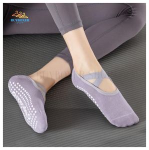 BUYBOXER SHOP 1pair Yoga Socks Womens Socks Cotton Professional Anti-slip Silicone Indoor Fitness Dancing Beginner Pilates Sports Socks