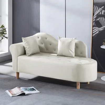 V Home โซฟาหลุยส์ ประดับคริสตัลรุ่นหนัง เบาะนุ่มแน่นนั่งสบาย ทำความสะอาดง่าย