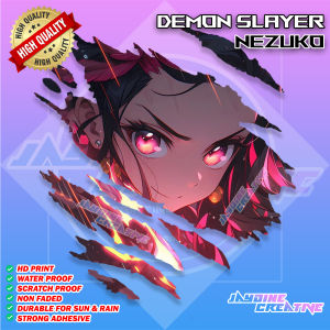 All Anime Scratch Design Sticker Indoor Outdoor Vinyl Sticker Waterproof & Non-Faded