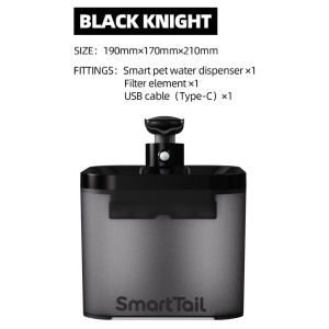 Dụng cụ lấy nước cho thú cưng Ture không dây 2.2L bể nước 2 Cảm giác chế độ đài phun nước cho chó và mèo