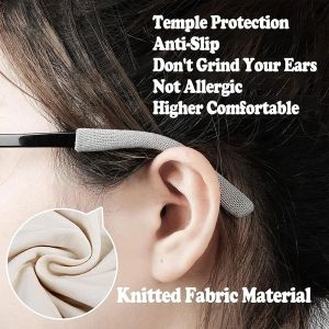 SUNSHINEQ Anti-slip Glasses Temple Knit Anti-Lost Glasses Leg Cover Simple Sunglass Leg Cover Eyeglass End Temple Women/Girl