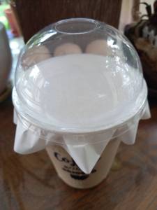 (พร้อมส่ง)กระดาษปิดปากแก้ว กันน้ำหก(food grade) 500 แผ่น ร้าน delivery ต้องมี🥤