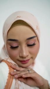 Jilbab Segiempat Voal Motif Ar 674 Hijab Segi4 Dewasa Terbaru Elagant Print AR Original Arrafi