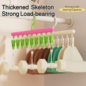 Clothes Rack Clothes Drying Rack No Space Home Use Strong Clamping Strength No Trace