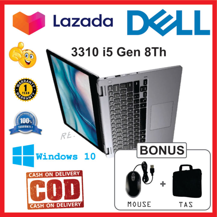 LAPTOP TOUCHSCREEN YOGA DELL 3310 Core i5 Gen 8Th RAM 16GB 1TB