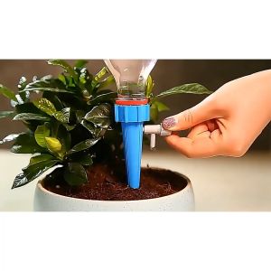 Set 10 Vòi tưới cây nhỏ giọt tự động gắn chai nhựa tiện dụng
