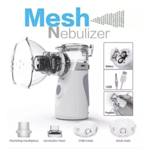 Health Care Inhale Nebulizer Mini Portable Steaming Inhaler For Baby Adult Not Rechargeable Mesh Atomizer Portable Nebulizer Machine Medical Atomizer Nebulizer Inhalator Nebulization Silent Inhaler Humidification Nebulizer No Noise USB Interface