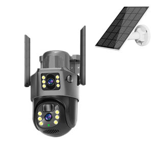 OVERSCAM 4G Solar Security Camera - 8MP 4K Dual Lens PTZ | Color Night Vision | Wireless Outdoor CCTV | IP66 Waterproof | No WiFi Needed