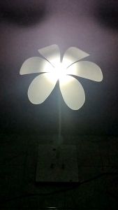 kelopak bunga bahan mika kuat awet cocok dekorasi/ruangan murah cantik dan terlaris diameter 32 cm